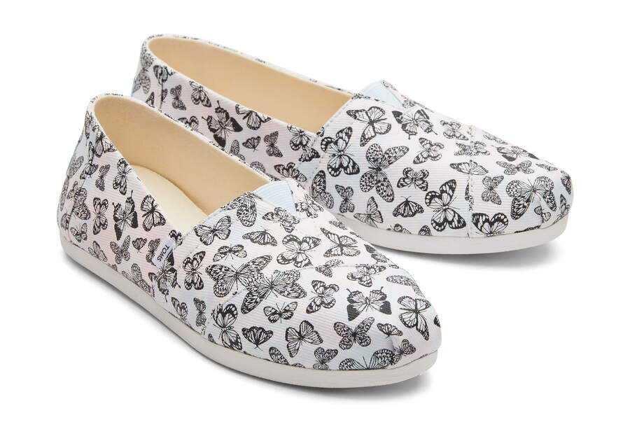 Toms Alpargata Butterflies Női Alpargatas Rózsaszín Magyarország | HU070-362