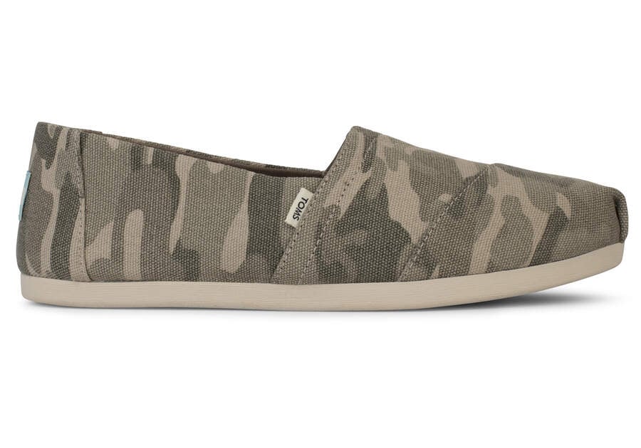 Toms Alpargata Camo Női Alpargatas Szürke Barna Szürke Camo Magyarország | HU472-035