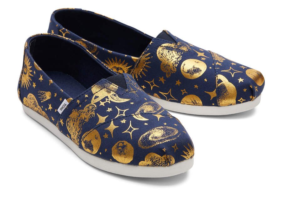 Toms Alpargata Celestial Női Alpargatas Sötétkék Magyarország | HU417-542