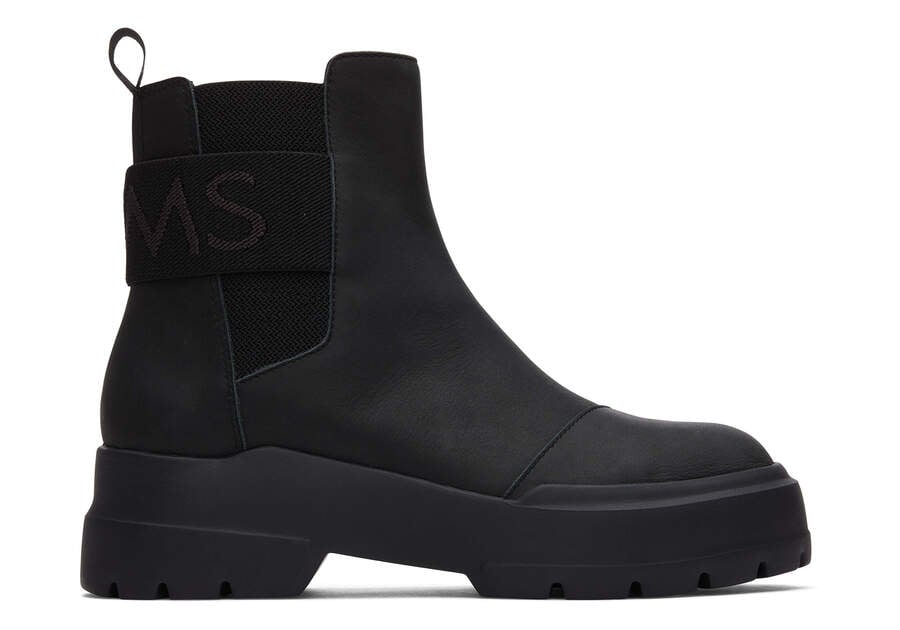 Toms Alpargata Combat Boot Női Csizma Fekete Magyarország | HU732-097