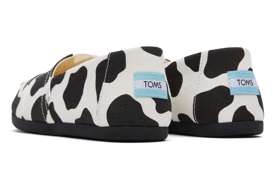 Toms Alpargata Cow Női Alpargatas Fekete Magyarország | HU813-016