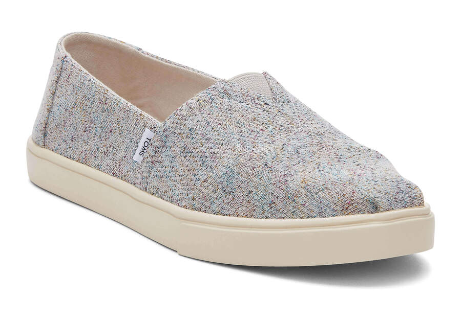 Toms Alpargata Cupsole Slip On Női Slip On Világos Szürke Metal Magyarország | HU175-249