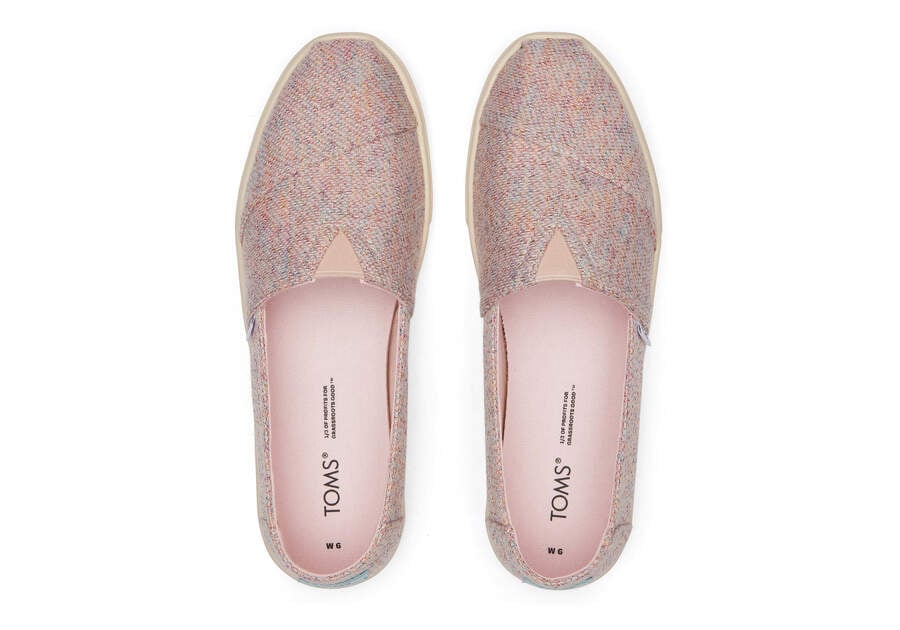 Toms Alpargata Cupsole Slip On Női Slip On Rózsaszín Metal Magyarország | HU655-965