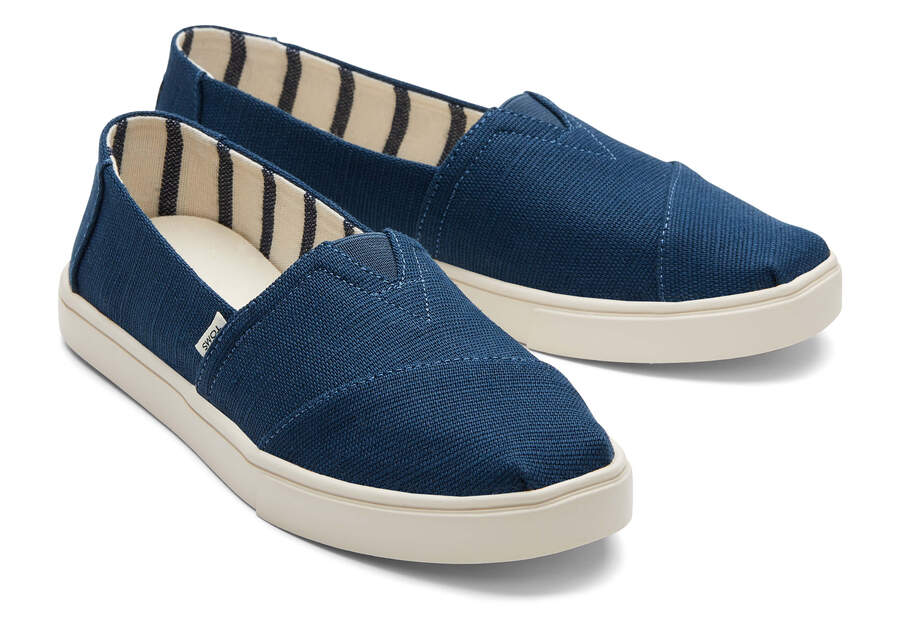 Toms Alpargata Cupsole Slip On Női Slip On Kék Magyarország | HU893-169