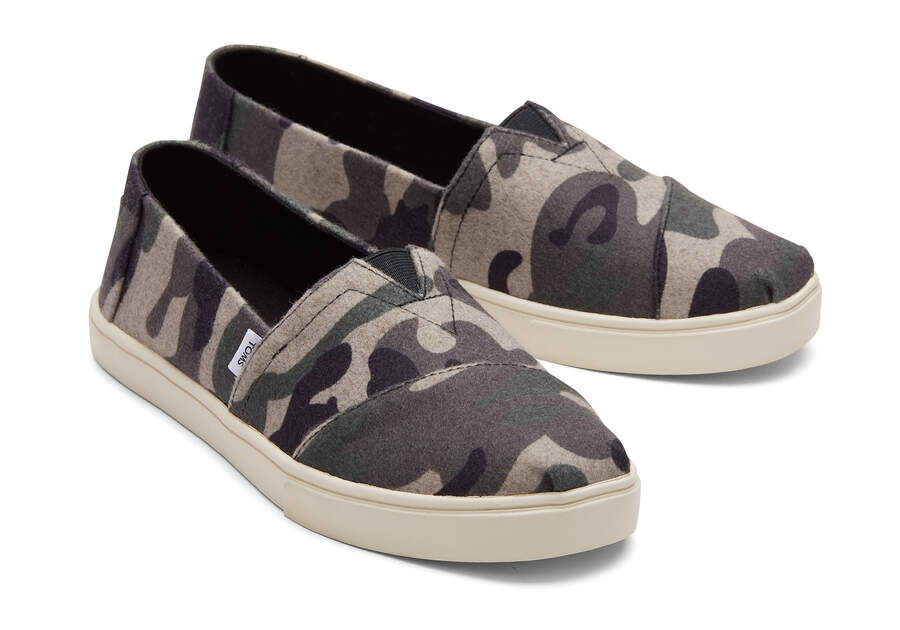 Toms Alpargata Cupsole Slip On Női Tornacipő Camo Magyarország | HU829-989