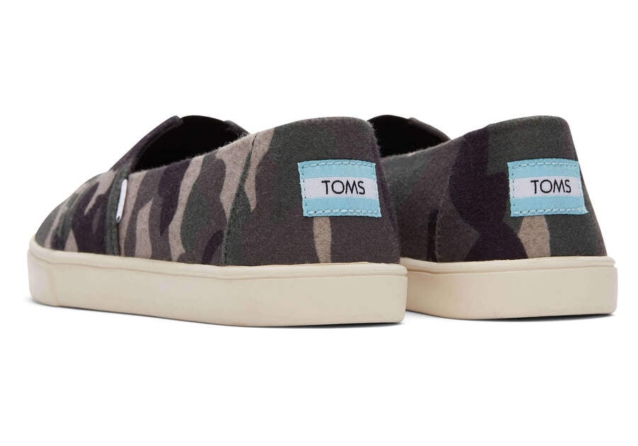 Toms Alpargata Cupsole Slip On Női Tornacipő Camo Magyarország | HU829-989