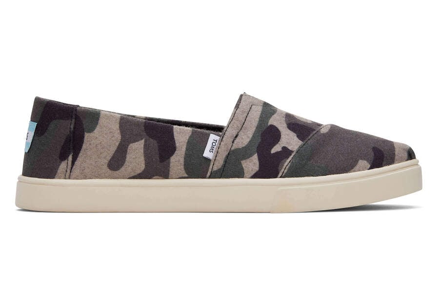 Toms Alpargata Cupsole Slip On Női Tornacipő Camo Magyarország | HU829-989