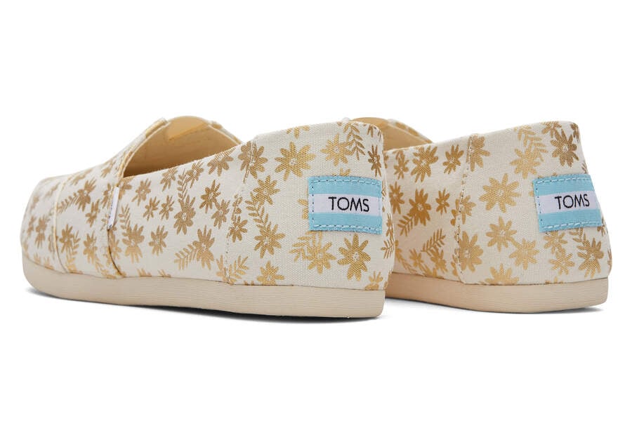 Toms Alpargata Floral Blooms Női Alpargatas Bézs Magyarország | HU400-351