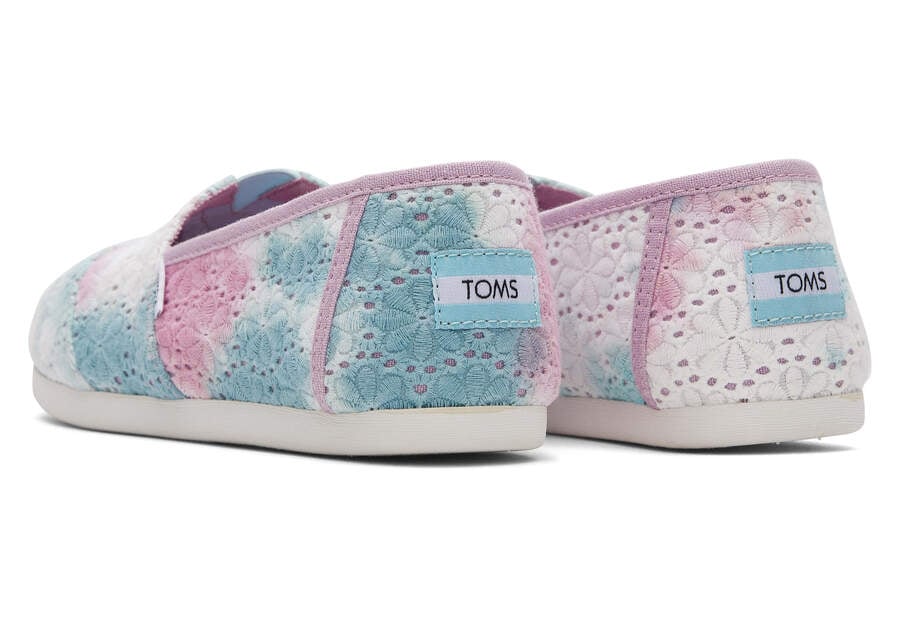 Toms Alpargata Floral Eyelets Női Alpargatas Lila Magyarország | HU231-760