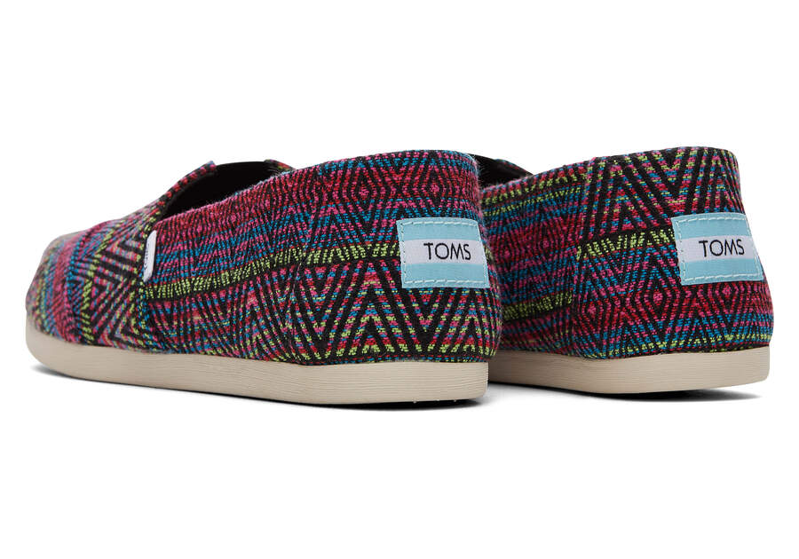 Toms Alpargata Global Woven Női Alpargatas Fekete Magyarország | HU016-605