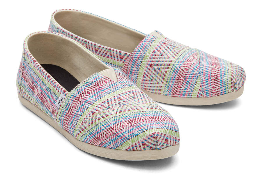 Toms Alpargata Global Woven Női Alpargatas Színes Magyarország | HU144-344