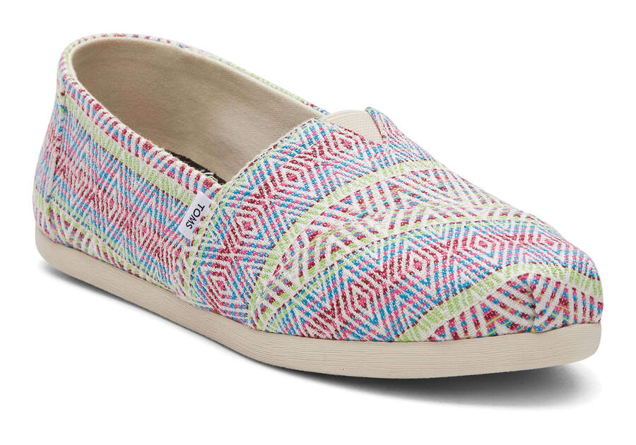 Toms Alpargata Global Woven Női Alpargatas Színes Magyarország | HU144-344