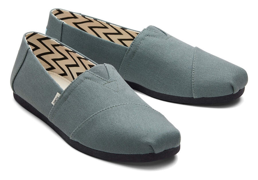 Toms Alpargata Heritage Vászon Férfi Alpargatas Zöld Magyarország | HU006-352