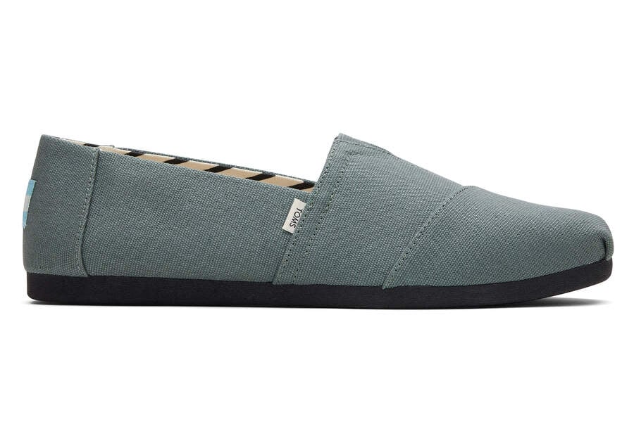 Toms Alpargata Heritage Vászon Férfi Alpargatas Zöld Magyarország | HU006-352