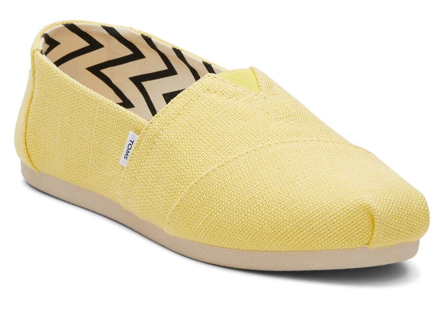 Toms Alpargata Heritage Vászon Női Alpargatas Sárga Magyarország | HU326-117