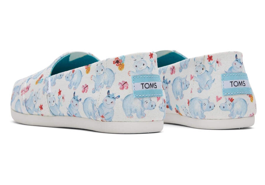 Toms Alpargata Hippos Női Alpargatas Fehér Magyarország | HU316-401