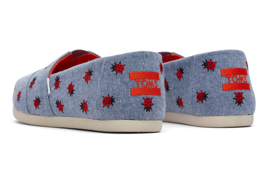 Toms Alpargata Ladybugs Női Alpargatas Kék Magyarország | HU354-408