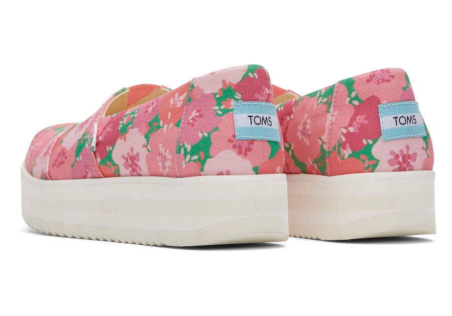 Toms Alpargata Midform Espadrille Női Platform Cipő Rózsaszín Magyarország | HU099-913