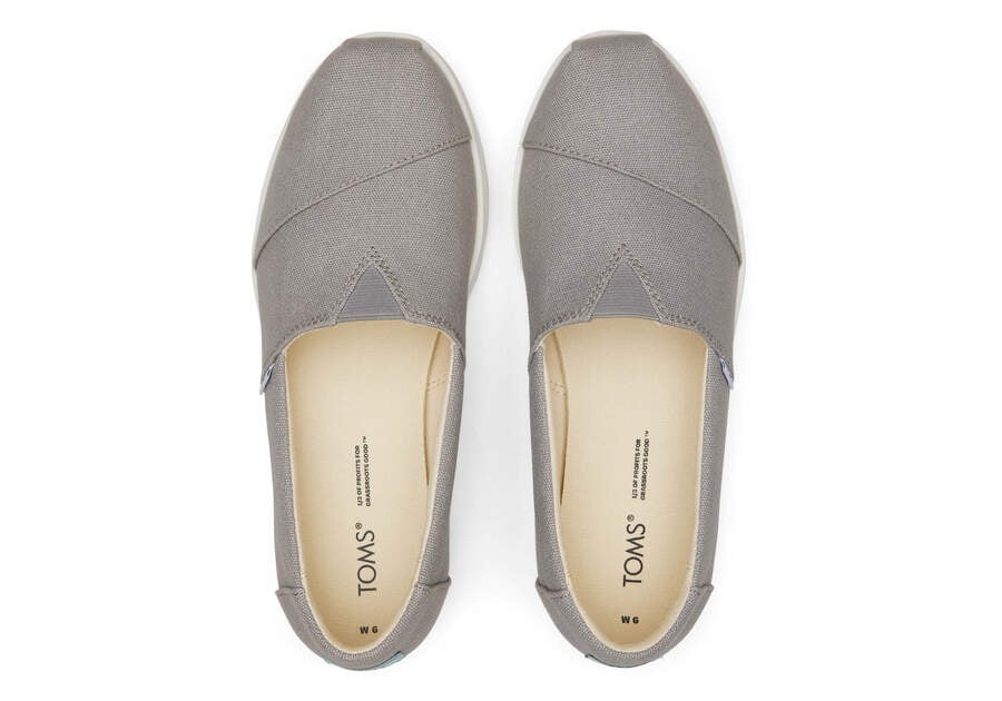 Toms Alpargata Midform Espadrille Női Platform Cipő Szürke Magyarország | HU743-783