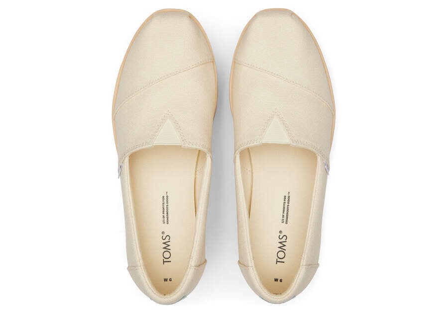 Toms Alpargata Platform Espadrille Női Platform Cipő Krém Magyarország | HU078-125