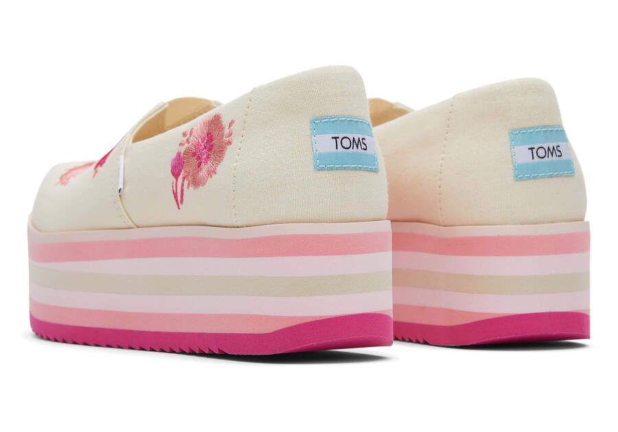 Toms Alpargata Platform Espadrille Női Platform Cipő Rózsaszín Magyarország | HU110-558