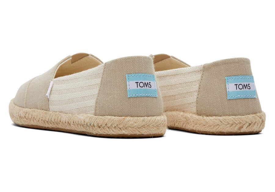 Toms Alpargata Recycled Pamut Rope Espadrille Női Espadrilles Barna Magyarország | HU639-355