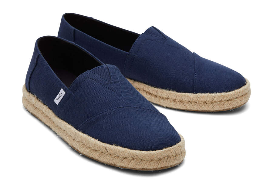 Toms Alpargata Rope 2.0 Férfi Alpargatas Sötétkék Magyarország | HU561-836