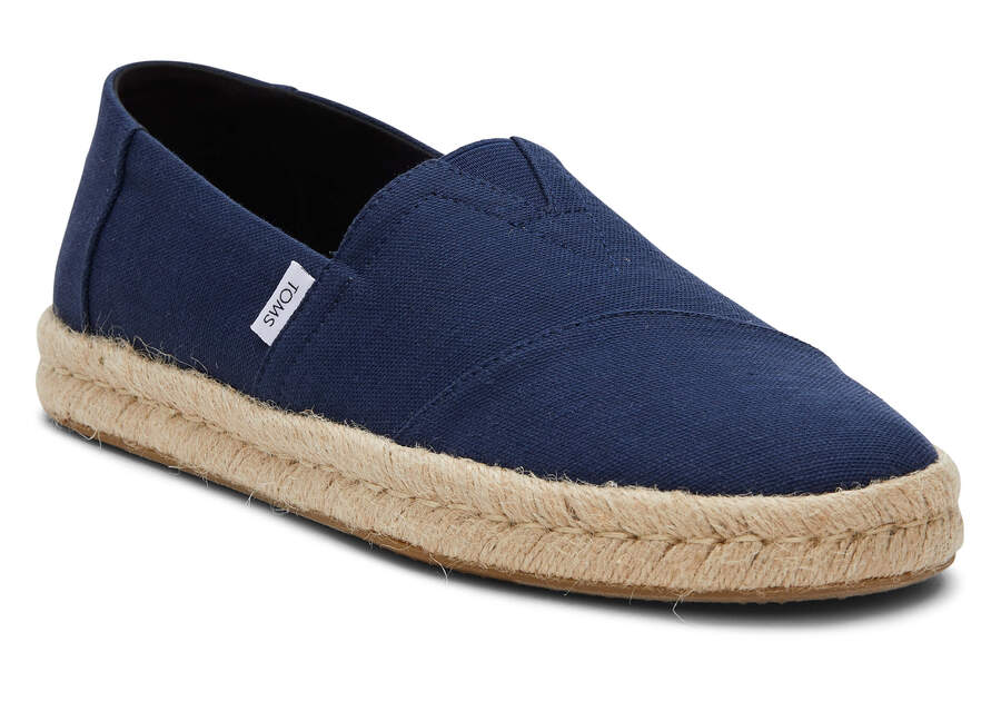 Toms Alpargata Rope 2.0 Férfi Alpargatas Sötétkék Magyarország | HU561-836