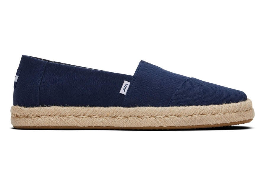 Toms Alpargata Rope 2.0 Férfi Alpargatas Sötétkék Magyarország | HU561-836