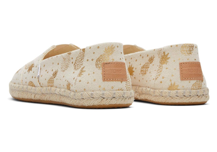 Toms Alpargata Rope Espadrille Női Espadrilles Arany Magyarország | HU356-842