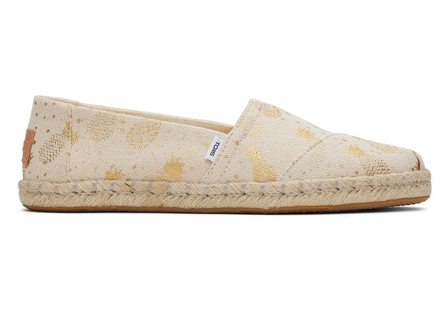 Toms Alpargata Rope Espadrille Női Espadrilles Arany Magyarország | HU356-842