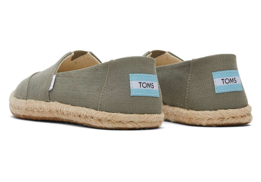 Toms Alpargata Rope Espadrille Női Espadrilles Szürke Magyarország | HU525-589