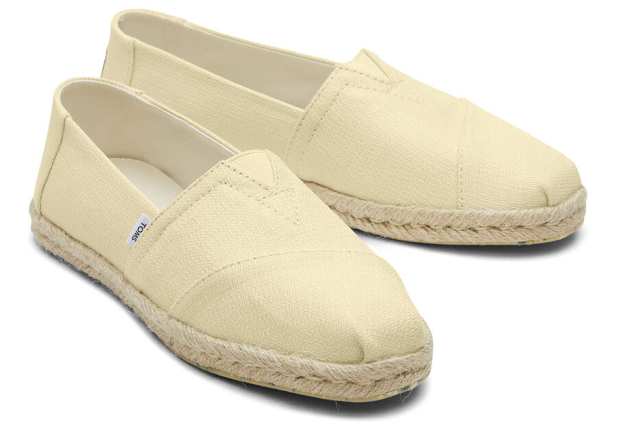 Toms Alpargata Rope Espadrille Női Espadrilles Sárga Magyarország | HU745-481