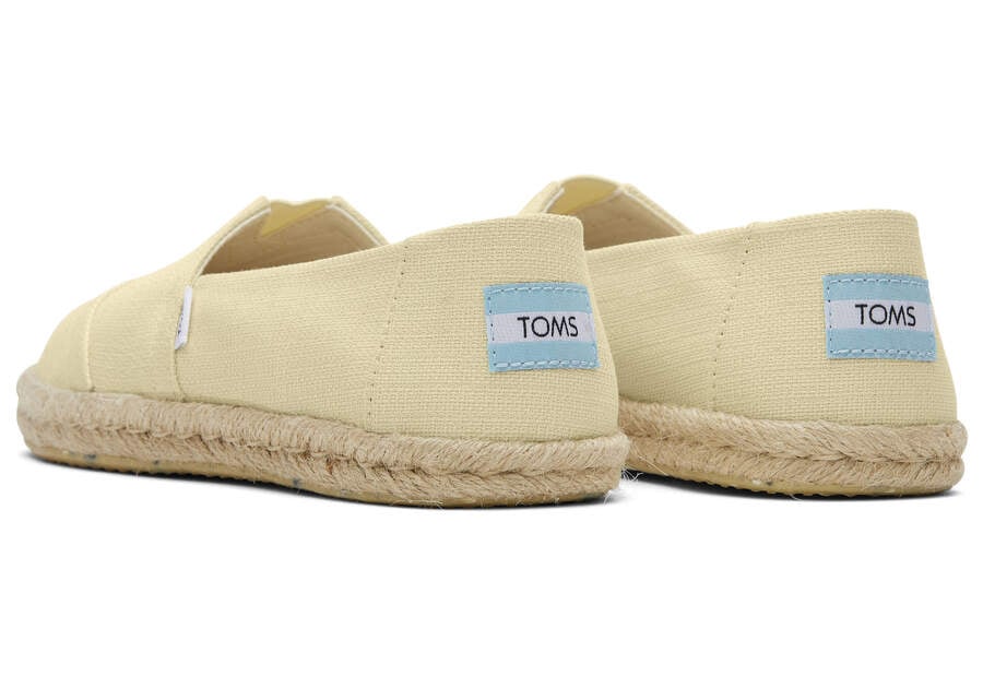 Toms Alpargata Rope Espadrille Női Espadrilles Sárga Magyarország | HU745-481