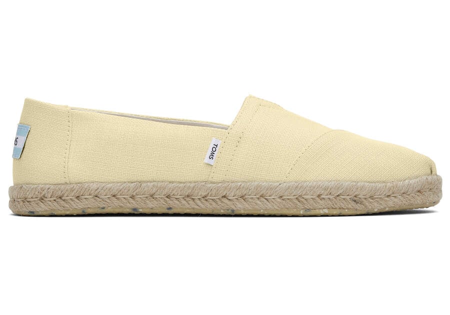 Toms Alpargata Rope Espadrille Női Espadrilles Sárga Magyarország | HU745-481