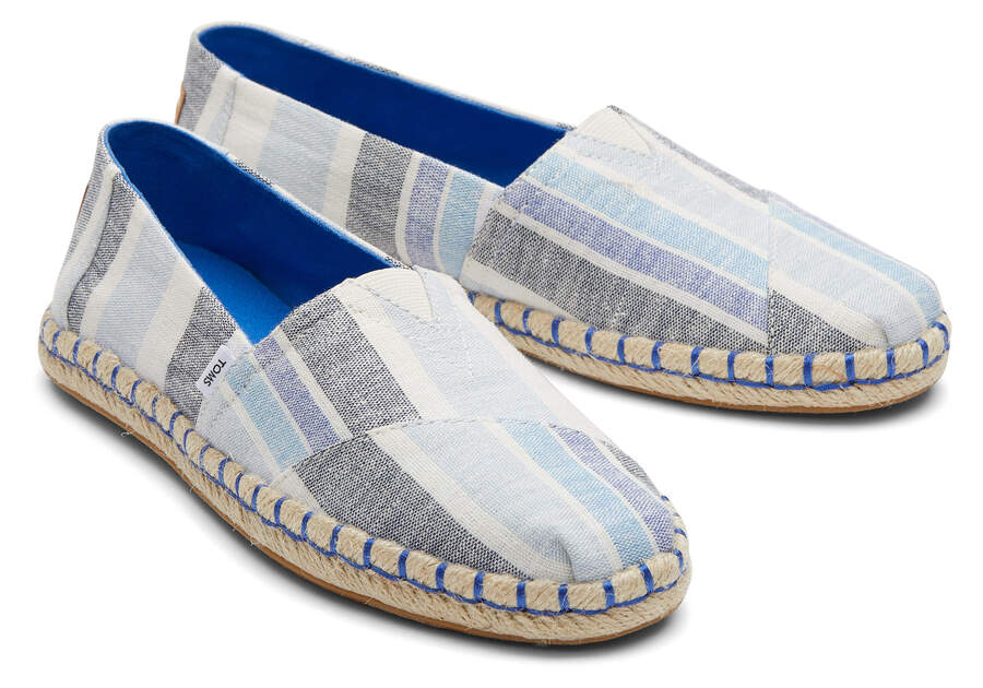 Toms Alpargata Rope Espadrille Női Espadrilles Kék Magyarország | HU922-522