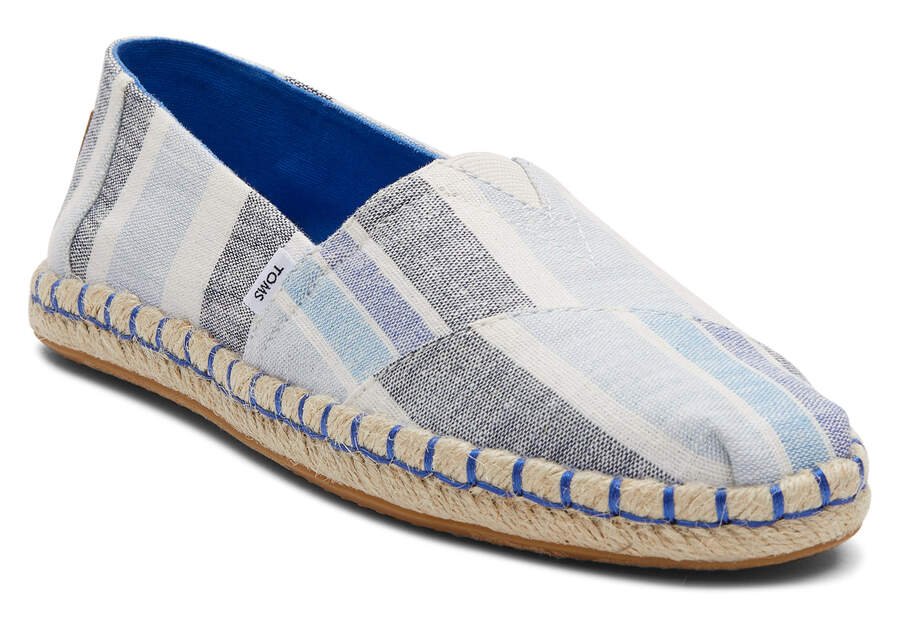 Toms Alpargata Rope Espadrille Női Espadrilles Kék Magyarország | HU922-522