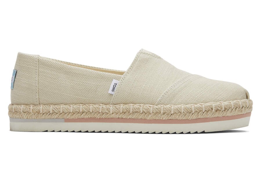 Toms Alpargata Rope Platform Női Espadrilles Bézs Magyarország | HU686-982