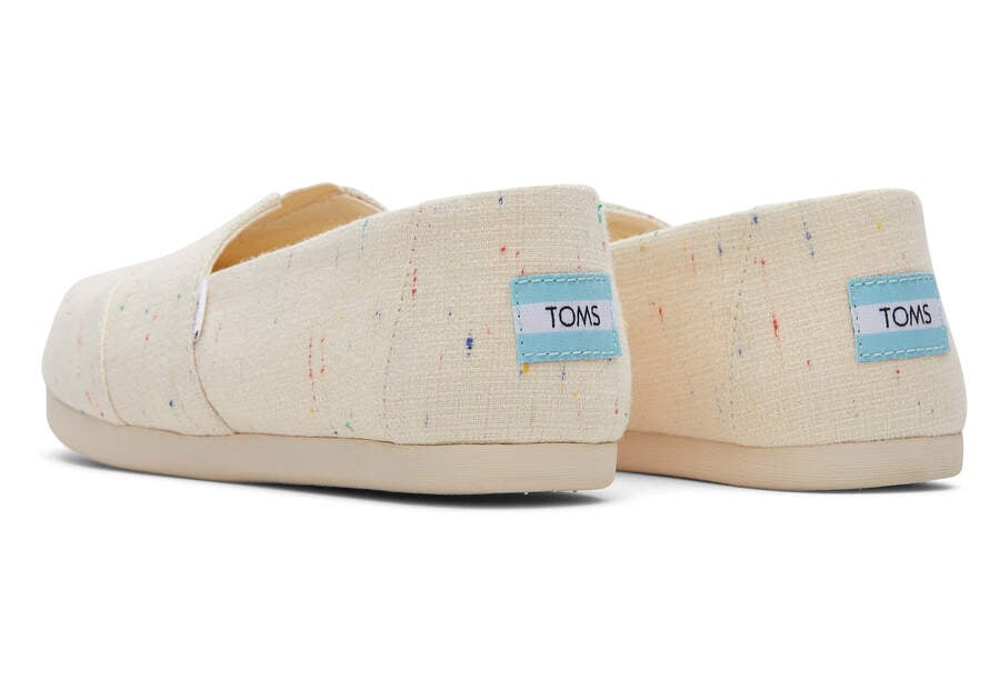 Toms Alpargata Speckled Recycled Pamut Női Alpargatas Bézs Magyarország | HU048-673