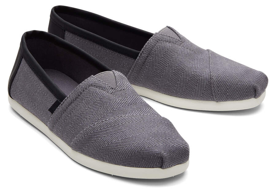 Toms Alpargata Szintetikus Trim Férfi Alpargatas Szürke Magyarország | HU739-209