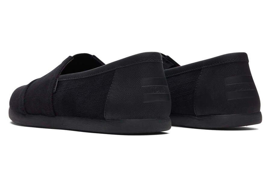 Toms Alpargata Szintetikus Trim Férfi Alpargatas Fekete Magyarország | HU913-692