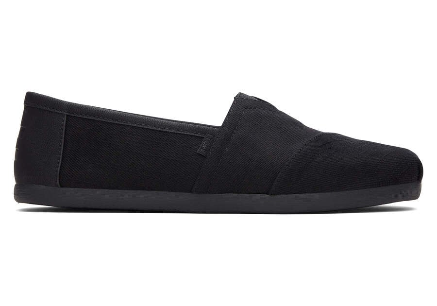 Toms Alpargata Szintetikus Trim Férfi Alpargatas Fekete Magyarország | HU913-692