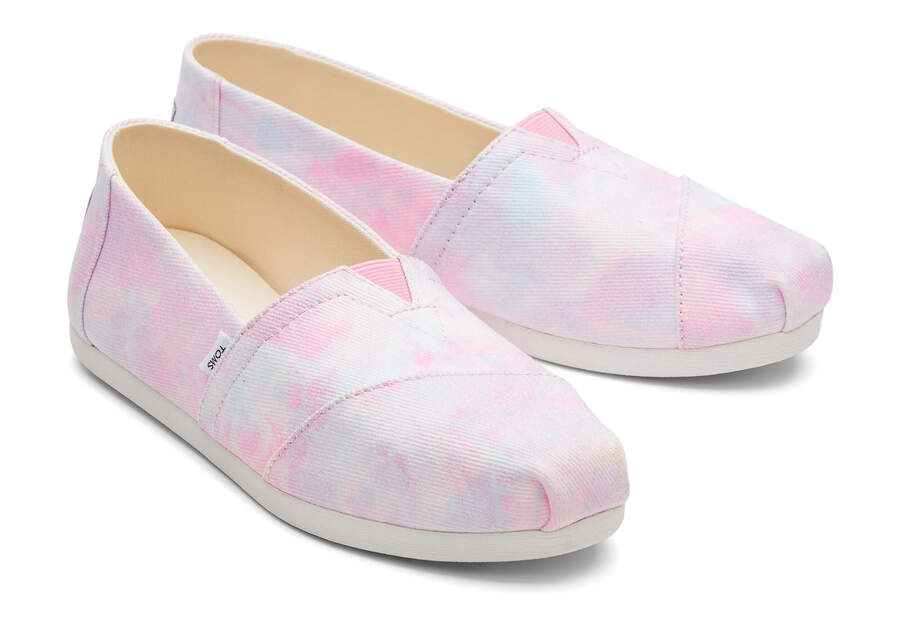 Toms Alpargata Tie-Dye Női Alpargatas Rózsaszín Magyarország | HU668-601