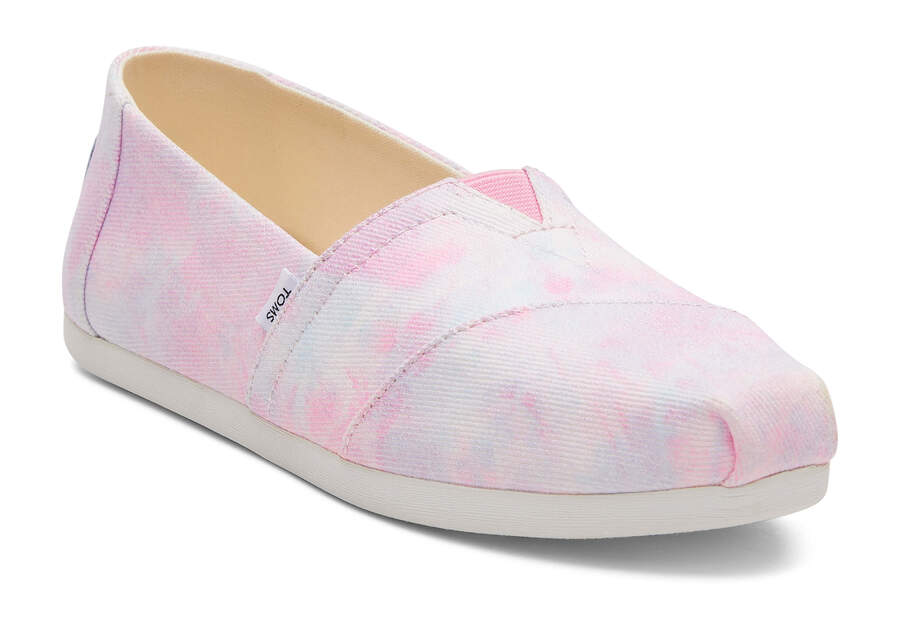 Toms Alpargata Tie-Dye Női Alpargatas Rózsaszín Magyarország | HU668-601