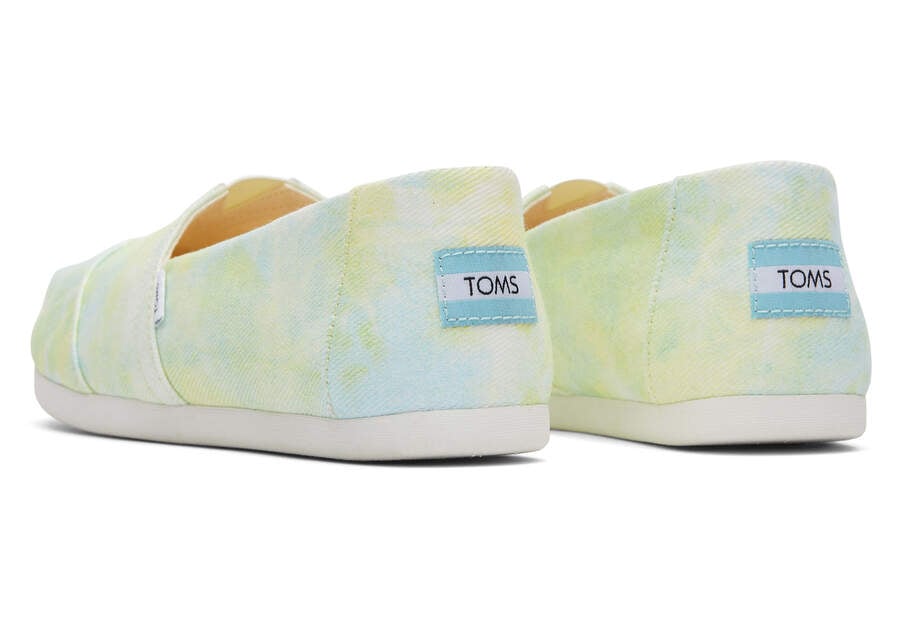 Toms Alpargata Tie-Dye Női Alpargatas Sárga Magyarország | HU142-754