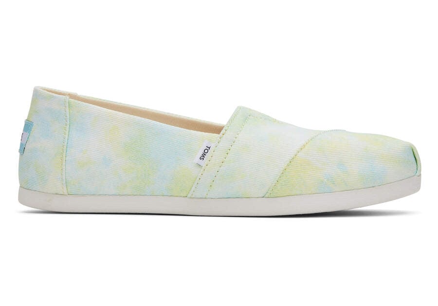 Toms Alpargata Tie-Dye Női Alpargatas Sárga Magyarország | HU142-754