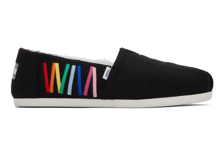 Toms Alpargata Unity Rainbow Női Alpargatas Fekete Magyarország | HU087-820