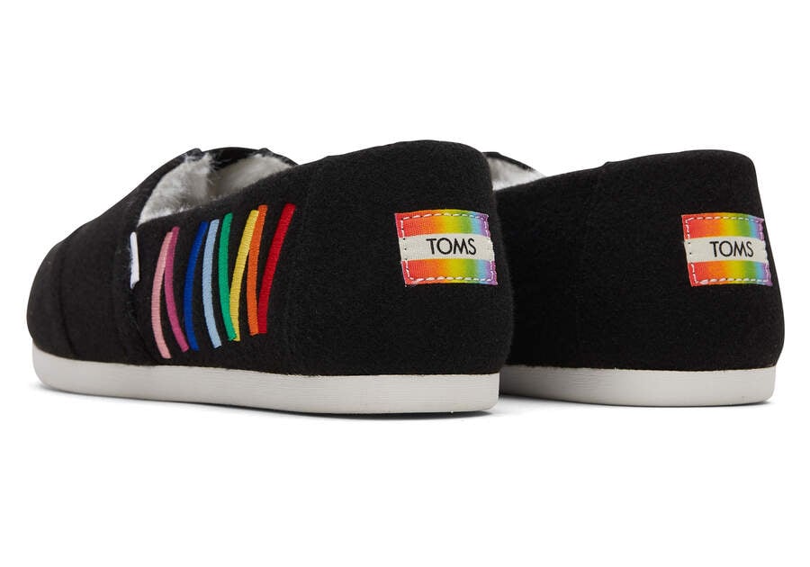 Toms Alpargata Unity Rainbow Női Alpargatas Fekete Magyarország | HU087-820