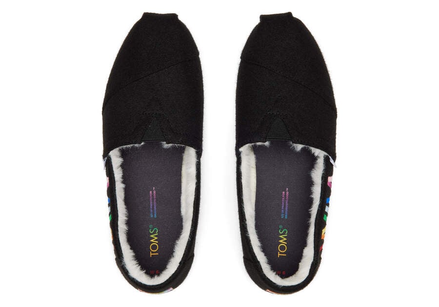 Toms Alpargata Unity Rainbow Női Alpargatas Fekete Magyarország | HU087-820