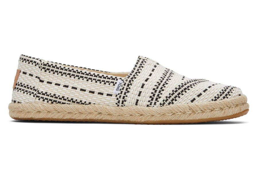 Toms Alpargata Vaskos Global Woven Rope Espadrille Női Espadrilles Krém Magyarország | HU811-495